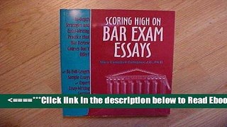 Read Scoring High on Bar Exam Essays: 80 Full-Length Sample Bar Exam Questions Popular Collection