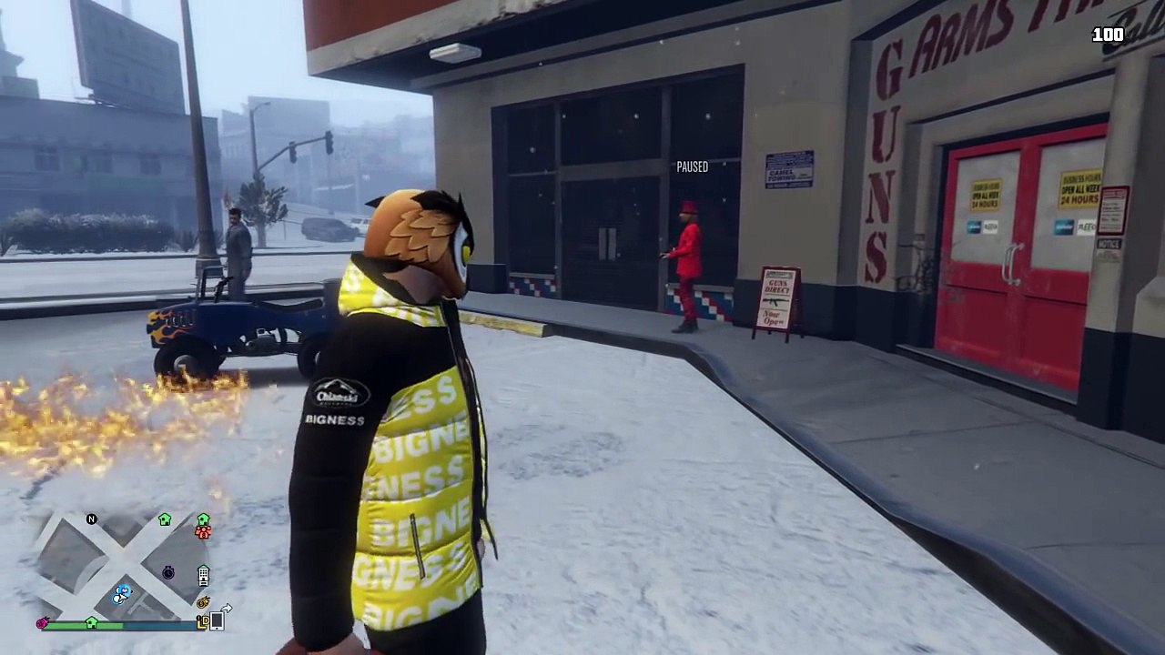 GTA 5 Online Funny Moments - EPIC Snowball Fights!