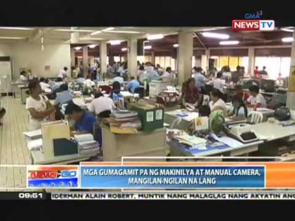 News to Go - Mga gumagamit ng makinilya at film camera, mangilan-ilan na lang 5/18/11