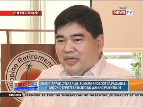 News to Go - Anak ni Rafael delas Alas, sumama ang loob sa paglabas ni Leviste sa bilibid 5/20/11
