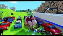 Superhero SPIDERMAN   HULK SMASH PARTY CARS ! Superheroes Kids Videos Compilation