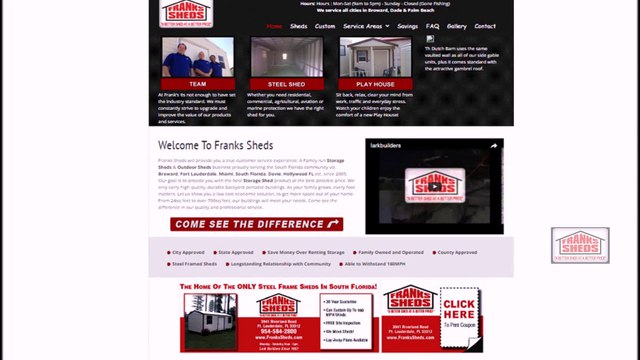 Storage Sheds Fort Lauderdale | Call Now (954) 584-2800
