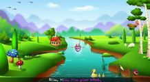 Row Row Row Your Boat Nursery Rhyme with Lyrics Lullaby Songs Remix for Children