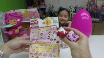 NUM NOMS Cupcakes LipGloss & IceCream Toy Surprises + Giant Egg Surprise Opening Toys Review for Kid