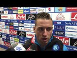 Coppa Italia, Napoli-Spezia 3-1 - Intervista a Giaccherini (11.01.17)
