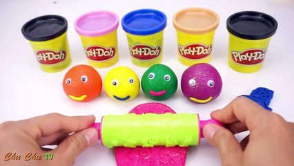 Best Learning Colors Video for Children Play Doh Surprise Eggs toys Nursery Rhymes for kids