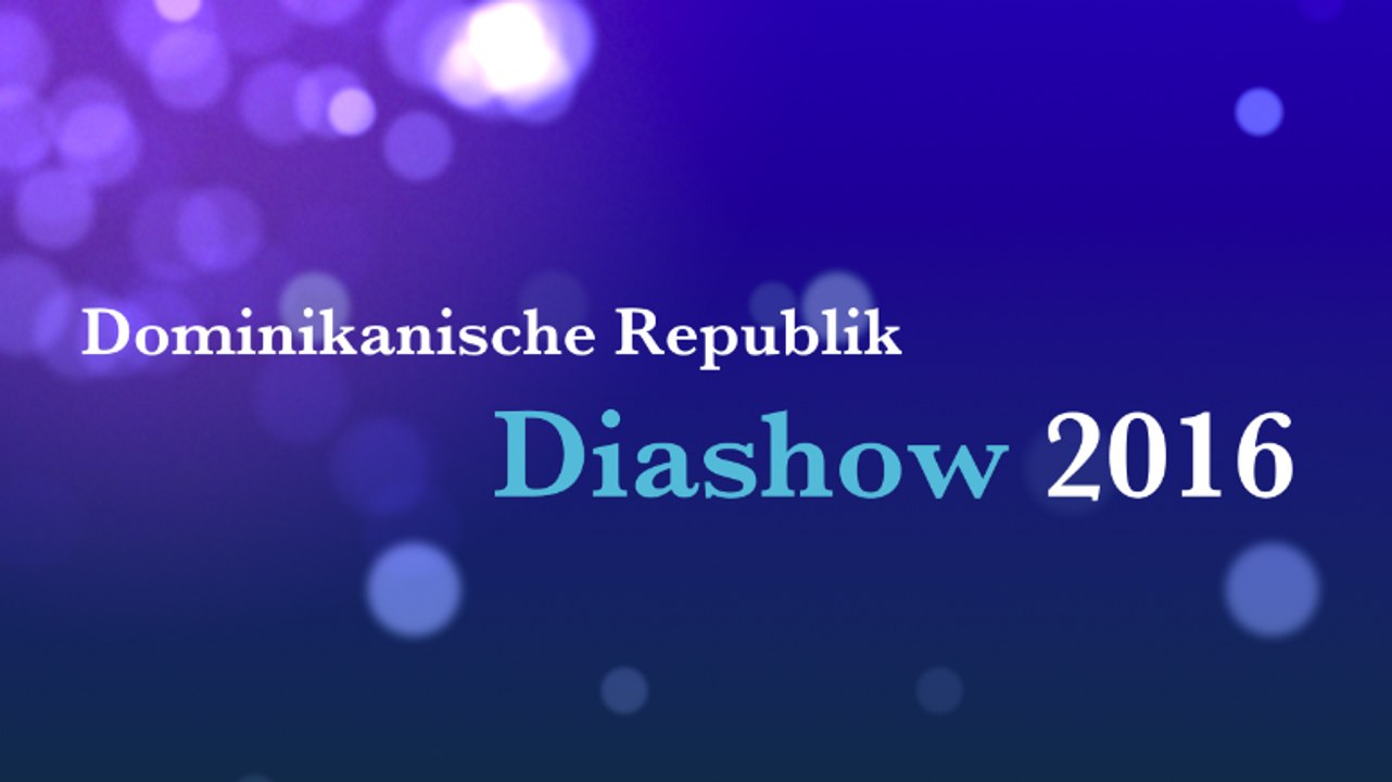 Dominikanische Republik 2015 Diashow