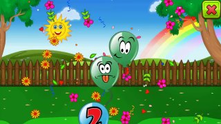 Baby Learn Alphabet Numbers & Animals with Balloon Pop Kids Learning Game