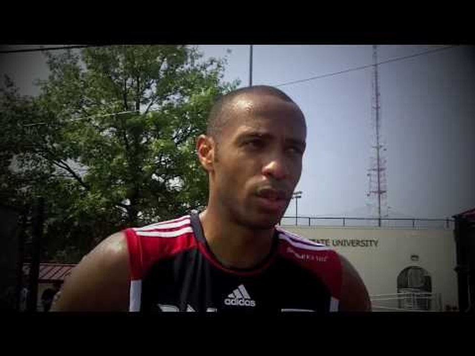 Thierry Henry's First MLS Practice