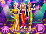 Disney Princess Prom Ball - Elsa, Anna and Rapunzel/Принцессы Диснея наряжаются на бал
