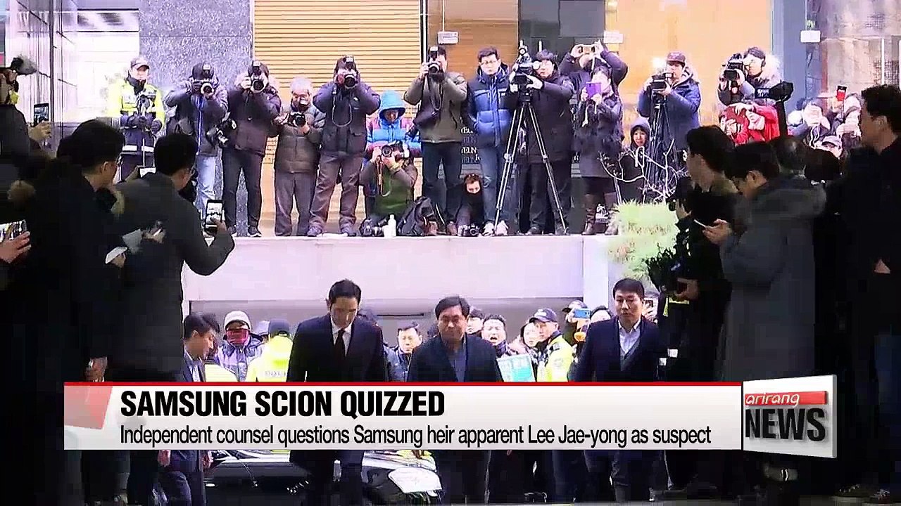 Samsung heir apparent questioned by independent counsel