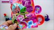 My Little Pony Power Ponies Play Doh Mane 6 MLP Tsum Tsums Surprise Egg and Toy Collector SETC