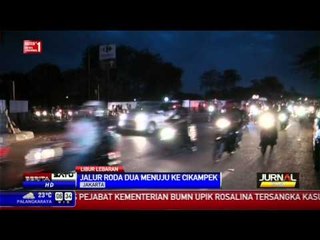 Pemudik Sepeda Motor Padati Kalimalang