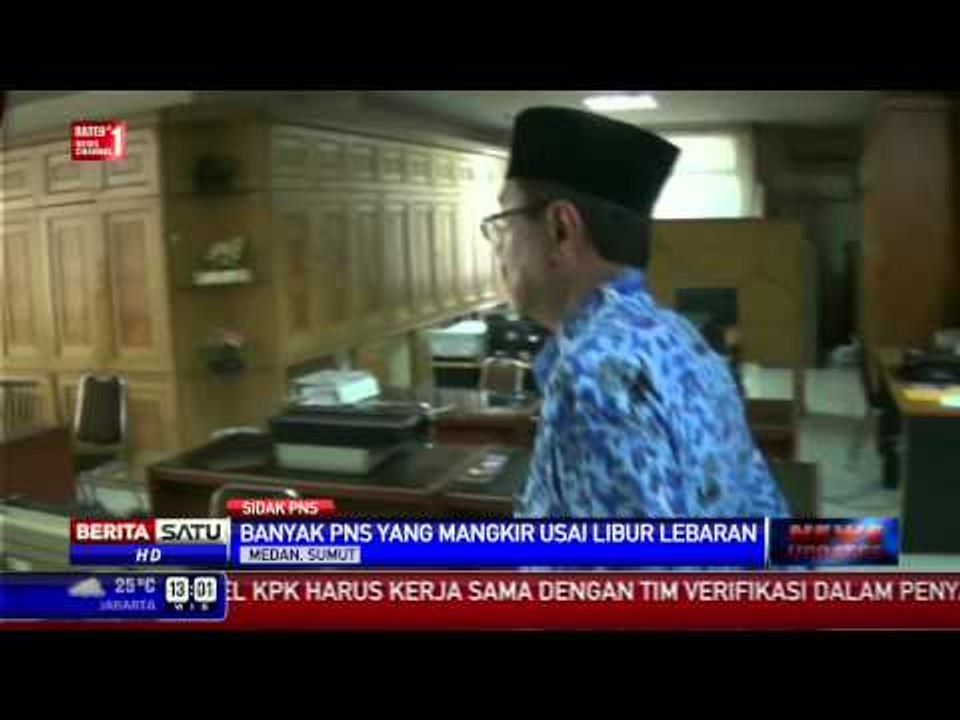 Wagub Sumatera Utara Temukan Banyak PNS Membolos