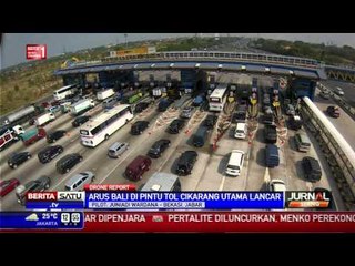 Download Video: Drone Report: Arus Balik di Tol Cikarang Utama Normal