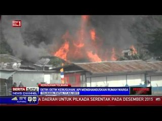 Detik-Detik Kerusuhan di Tolikara, Api Menghanguskan Rumah Warga
