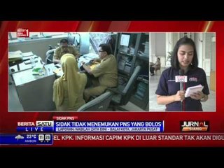 Sidak Balai Kota Jakarta, Tidak Ada PNS yang Bolos