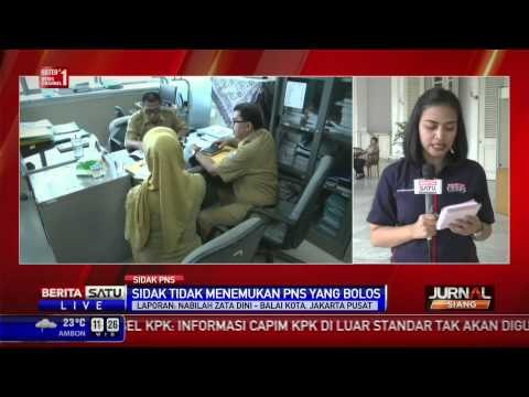 Sidak Balai Kota Jakarta, Tidak Ada PNS yang Bolos