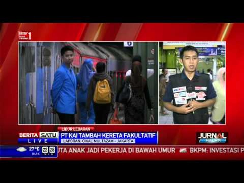 Puncak Arus Balik di Gambir Diprediksi Akhir Pekan Ini