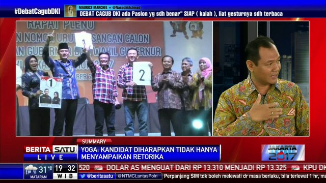 Dialog Special Report: Debat Cagub-Cawagub DKI Jakarta #1