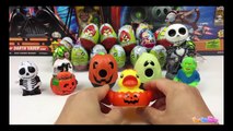 Halloween Kinder Surprise Eggs Disney Frozen Disney Princess Halloween Jack-O-Lanterns