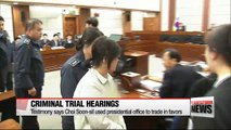 Court hears arguments in criminal trials of Choi Soon-sil, An Chong-bum, Cha Eun-taek