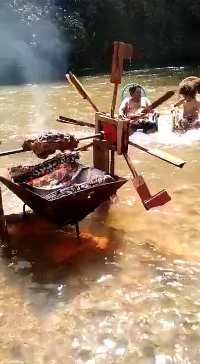 Awesome River Powered BBQ