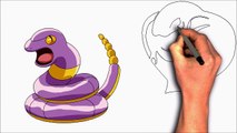 how to draw Pokemon Ekans Transformation for Kids fun a