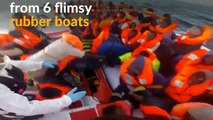 Some 800 migrants rescued by Italian coastguard