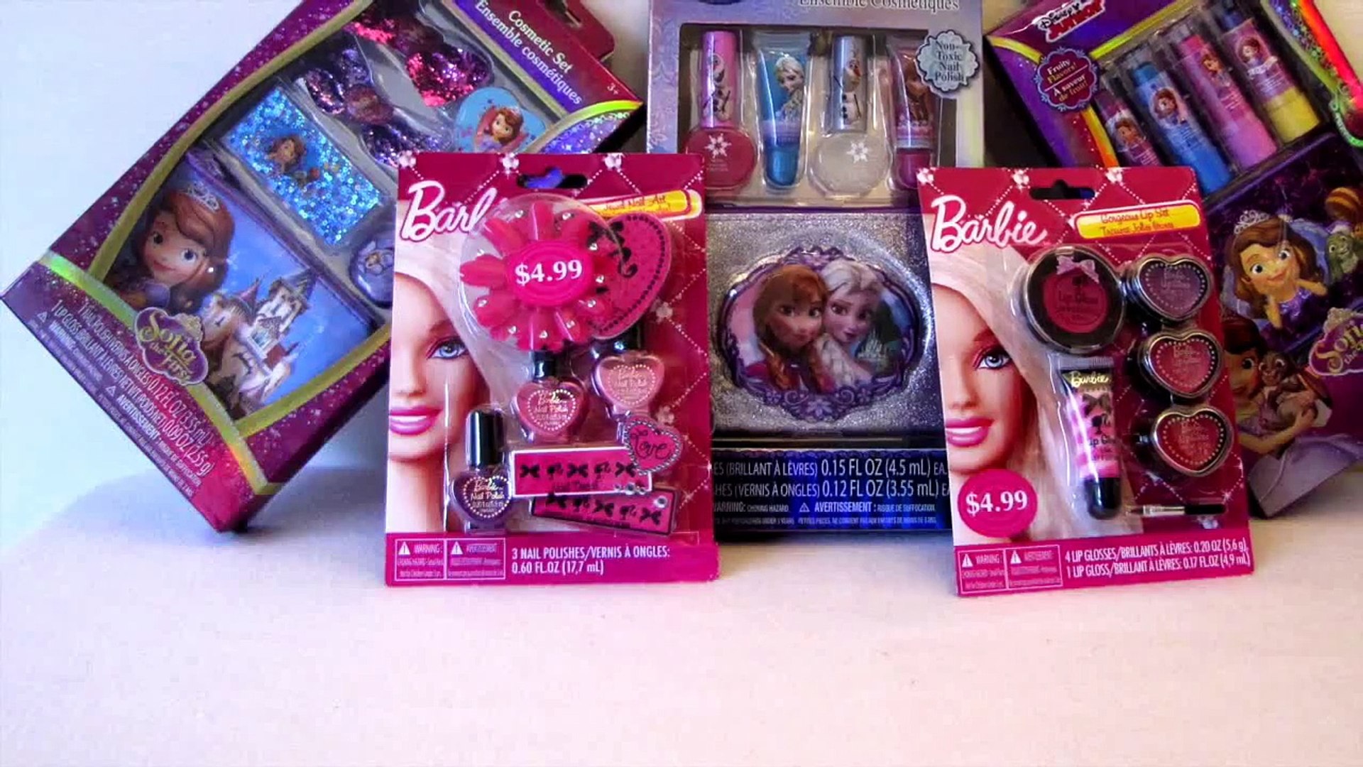 ⁣Frozen beauty kit , Sofia the First beauty kit and Barbie Beauty kit