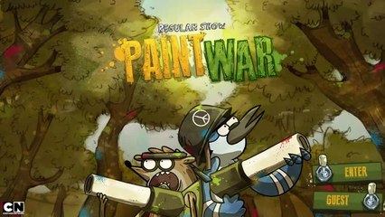 Paint War | Regular Show Games | Cartoon Network