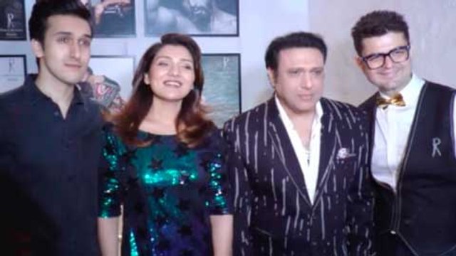 Govinda With Daughter Tina Ahuja & Son Yashvardhan Ahuja Dabboo Ratnani Calendar Launch 2017