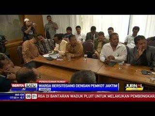 Warga Klender Bersitegang dengan Pemkot Jaktim