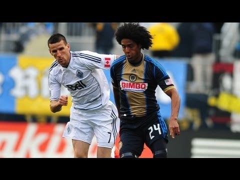 HIGHLIGHTS: Philadelphia Union vs Vancouver Whitecaps, March 31, 2012