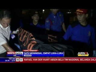 Kapal Terbakar di Kepulauan Seribu