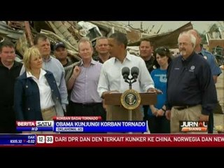 Obama Kunjungi Korban Tornado