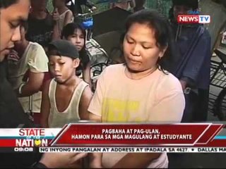 Download Video: Mga estudyante ng Malabon at Navotas, apektado sa malakas na ulan 06/08/11