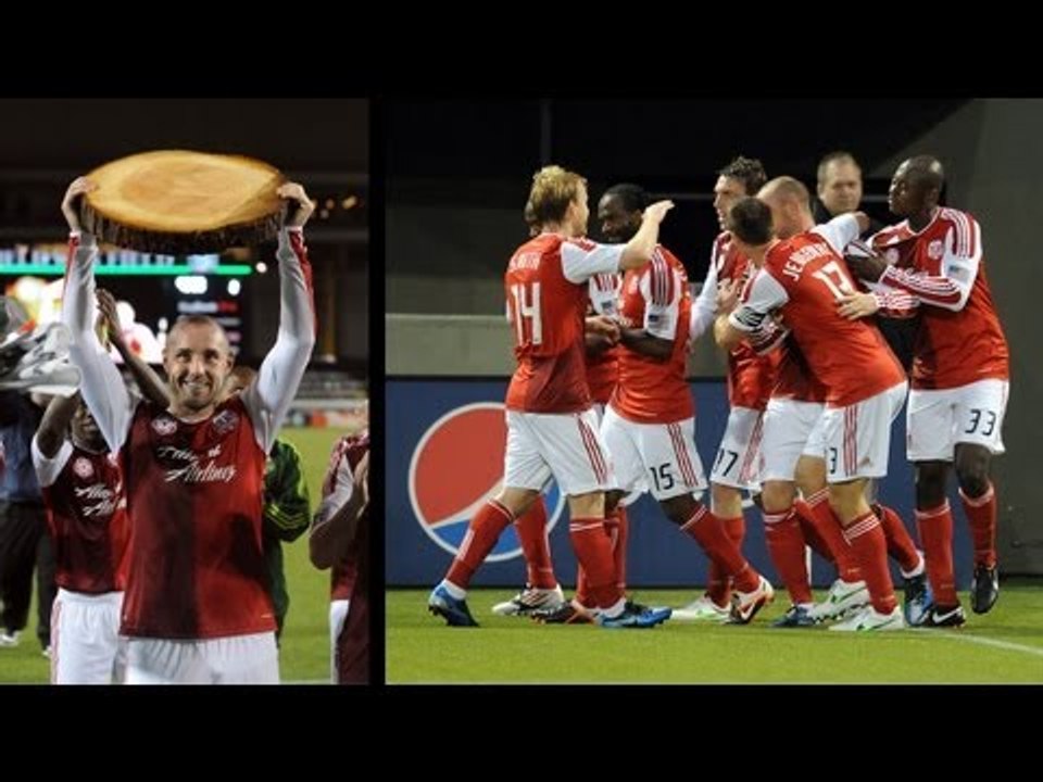 GOAL Kris Boyd flicks it in for the Portland Timbers - Cascadia Cup