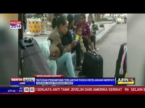 Ratusan Penumpang Terlantar Pasca Kecelakaan Merpati