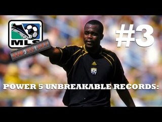 Stern John's .89 goals per 90 minutes Power 5 Unbreakable Records