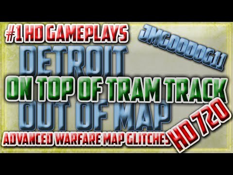 Call Of Duty Advanced Warfare Jump Spot Detroit on top of Map Glitch After All Patches! (COD AW)