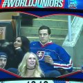 Slovakia fan chooses beer over his date on the #KissCam at the Hockey