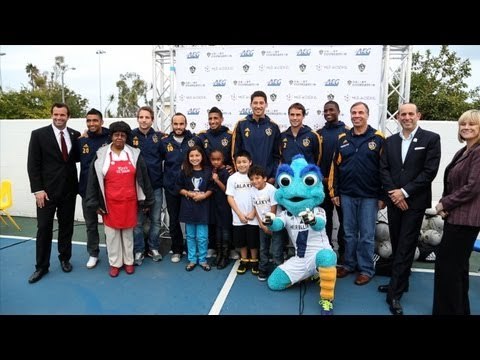 Landon Donovan, Bruce Arena, and the LA Galaxy team up with the Boys and Girls Club