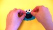 Play-Doh Cookie Monster How to Make Playdough Cookie Monster eating a cookie