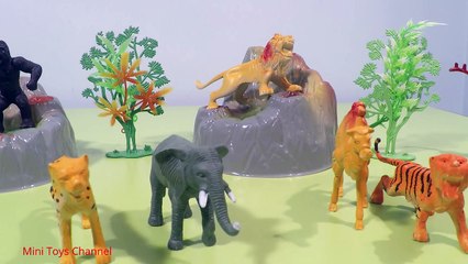 Video herunterladen: Wild Animals Fun Video for Children - Jungle, Safari Animal Toys