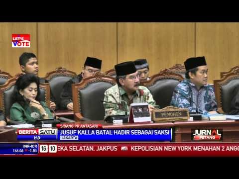 Jusuf Kalla Batal Hadir Sebagai Saksi