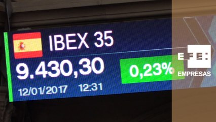 El Ibex 35 cambia de tendencia y suma un 0,20% animado por la banca