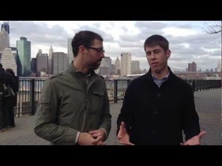 The Daily, from the Brooklyn Promenade in New York City - November 1, 2012