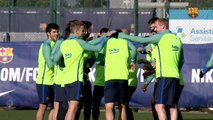 FC Barcelona training session: Back to training with focus now on UD Las Palmas