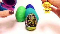 Play-Doh Eggs Ninja turtles Playdough Eggs Angry Birds Surprise Eggs
